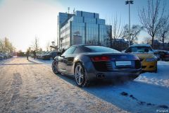 Audi R8 im Schnee