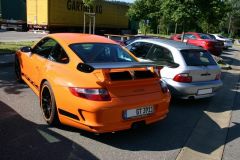 Porsche 997 GT3 RS und BMW Z3 Coupé 2.8
