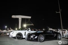 Bugatti Veyron & Rolls Drophead Coupe am Hafen