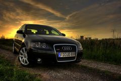 Audi A3 Sportback sunset