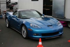 Corvette ZR1 im Fahrerlager am Nürburgring