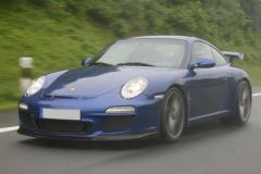 Porsche 997 GT3 Mk II beim Fotoshooting