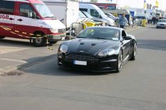 Aston Martin DBS im Fahrerlager am Nürburgring