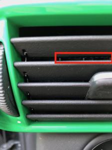 Belederte Lüftungslamellen Porsche 997