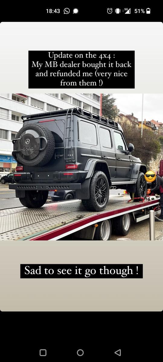 Amateurcommunity Cam Ist Nicht Möglich Rückabwicklung bei G63 4x4² AMG möglich? 2. Rückruf wegen Hinterachse