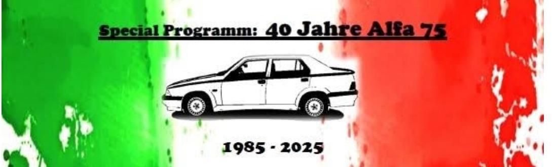 Raduno Alfa Romeo - 40 Jahre Alfa 75