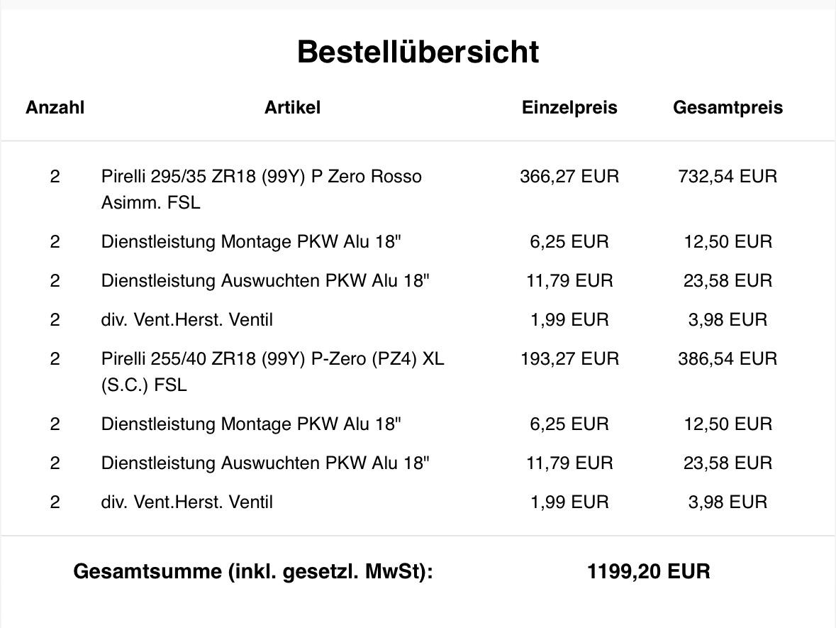 Mehr Informationen zu "Reifensatz Maranello"