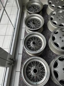 vier Borrani Felgen RW 4039 für Ferrari 275 330 365