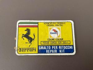 Original Ferrari Lackaufkleber ROSSO CORSA 300/6 gebraucht